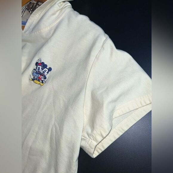 Disney Vintage Baby Yellow Mickey & Minnie Hooded Sleep Top Size 2XL EUC - Picture 4 of 10